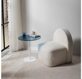 Asir Odkladací stolík CHILL 50x50 cm biela/modrá AS1589