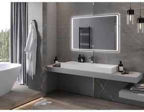 Mexen Zusa, LED kúpeľňové zrkadlo s podsvietením 120x80 cm, 6000K, ochrana proti zahmlievaniu, 9808-120-080-611-00