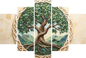 Obraz – Prepletený strom života (150x105 cm)