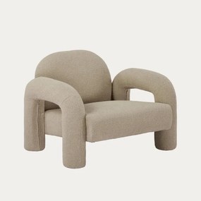 Kreslo SEDIA TEDDY BOUCLÉ béžové 778148