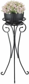STOJAN NA KVETINÁČ SHANE 74X34 CM ČIERNA