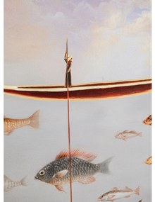 Fisherman Boat obraz mix 60x120 cm