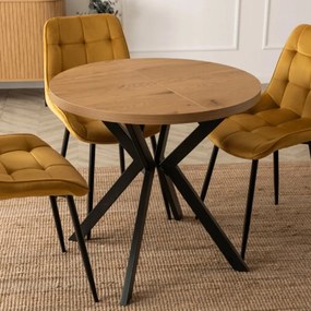 PROXIMA.store - Okrúhly rozkladací stôl DORIAN FARBA: biela, FARBA NÔH: biela