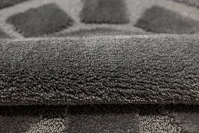 Kúpeľňový koberček Ocean sivý kruh