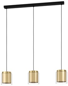 Eglo 99654 - Luster na lanku LAGUNITAS 3xE27/40W/230V