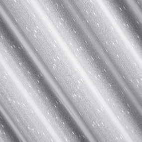 Biela matná sieťovinová záclona VANITA s jemným dažďovým efektom