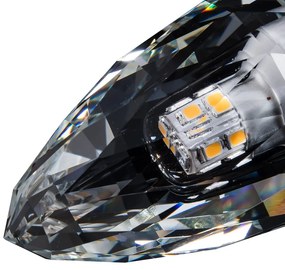 Dekoračná LED žiarovka E14 neutrálna 4000k 4w 500 lm crystal sviečka