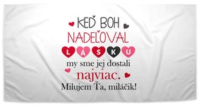 Sablio Uterák Keď Boh nadeľoval lásku - 50x100 cm