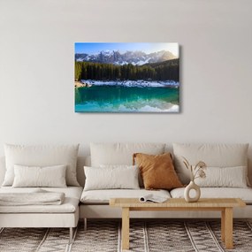 Obraz - Jazero Karersee (90x60 cm)