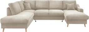 XXXLutz SEDACIA SÚPRAVA, textil, béžová P & B - Sedačky - 002310004997