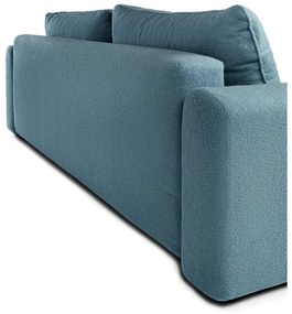 Modrá rozkladacia pohovka z textílie buklé 247 cm Quinoa – Bonami Selection