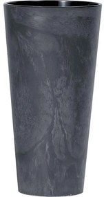 Kvetináč Tubus Slim Effect Antracit DTUS250E-S433