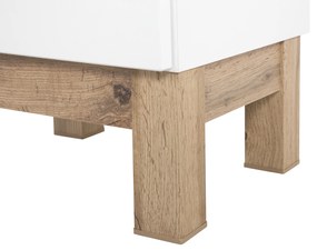 Kúpeľňová stojaca skrinka BALI biela - vysoká