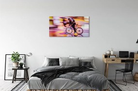 Obraz canvas Bike svetla muža 120x60 cm