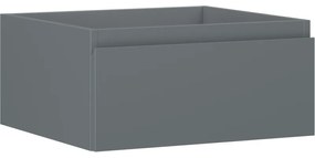 Mexen Orio, kúpeľňová skrinka 50 cm, 1 zásuvka, grafitová matná, 91A10-05023-1-BF66