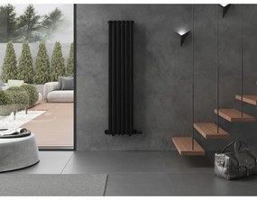 Mexen Dallas, vykurovacie teleso 1600 x 360 mm, 1039 W, čierna, W214-1600-360-00-70