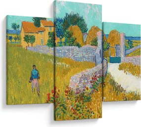 Obraz - Vincent van Gogh, Farmhouse in Provence, reprodukcia (90x60 cm)