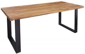 Jedálenský stôl Iron Craft II 180cm 45 mm sheesham hnedý