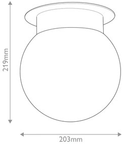 Kichler KL-ALBERS-F-G-CPZ-Stropné svietidlo ALBERS 1xE27/40W/230V pr.20,3cm zlaté
