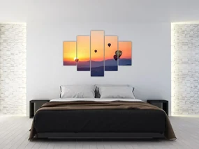 Obraz teplovzdušných balónov (150x105 cm)