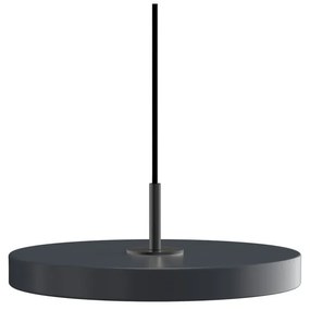 Antracitovosivé LED závesné svietidlo s kovovým tienidlom ø 31 cm Asteria Mini – UMAGE