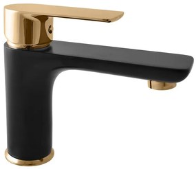 Batéria umývadlová Rav-Slezak Vltava 142mm čierne/zlato VT526.0CMATZ