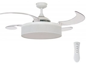 Fanaway 511030 - LED Stropný ventilátor FRASER 3xE27/20W/230V biela + DO FAN00221