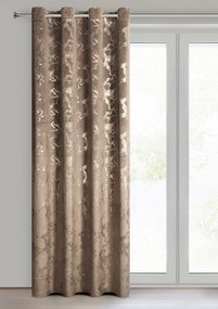 ZATEMŇOVACÍ ZÁVES NA KRÚŽKOCH RAJA 140X250 CM VZOROVANÁ