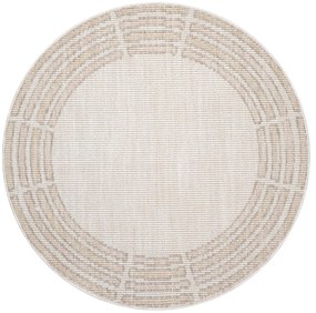 Dekorstudio Vintage okrúhly koberec CLASICO 9068 - ružový Priemer koberca: 120cm