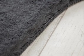 Koberec NEW DOLLY kožušinka G4337-2 sivý/antracyt