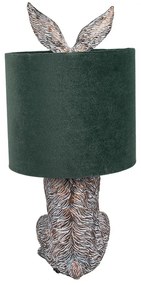 Brown & Green RABBIT Easter svietidlo