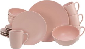 XXXLutz KOMBINOVANÝ SERVIS Soft Touch Peach 16-dielne Creatable - Online Only bytové doplnky - 007768063401