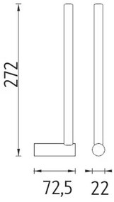 NIMCO BR 11055S-26 - Držiak toaletného papiera BORMO lesklý chróm