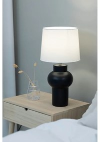 Bielo-čierna stolová lampa Shape - Markslöjd