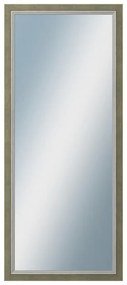 DANTIK - Zrkadlo v rámu, rozmer s rámom 60x140 cm z lišty AMALFI zelená (3115)
