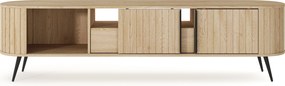 TV stolík Luvio 196 cm so zásuvkou - dub cremona
