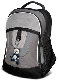Čierno-biela kľúčenka so svietidlom Iconic Panda – LEGO®