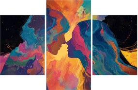 Obraz - Vesmírna láska (90x60 cm)