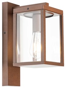 Inteligentné vonkajšie nástenné svietidlo hrdzavo hnedé IP44 vrátane WiFi ST64 - Charlois