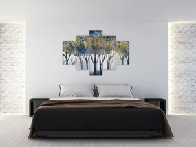 Obraz jeleňa v lese (150x105 cm)