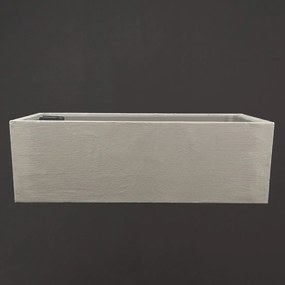AMADEA Betónový kvetináč odľahčený - hladký, 53x22,5x17,5 cm, český výrobok
