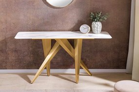 Dizajnová konzola Zephyra 140 cm biela