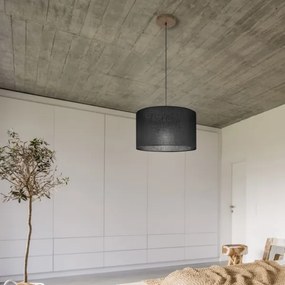 Brilagi - LED Luster na lanku ANTHONY 1xE27/60W/230V dub orech/čierna