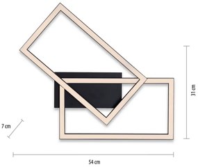 Leuchten Direkt 14692-18 - LED Stmievateľné stropné svietidlo IVEN LED/36W/230V