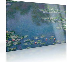 Sklenený obraz - Claude Monet, Water Lilies, reprodukcia (70x50 cm)