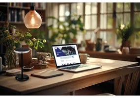 Kanlux 37311 - LED Stmievateľná nabíjacia lampa FLUXY LED/1,7W/1800 mAh IP44 čierna