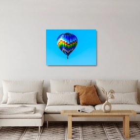Sklenený obraz - Teplovzdušný balón (70x50 cm)