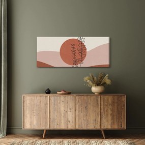 Obraz - Boho listy N⁰1 (120x50 cm)