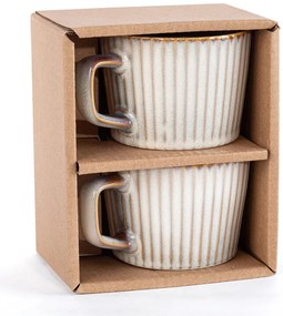 Sada keramických hrnčekov CREAM 190 ml 2 ks