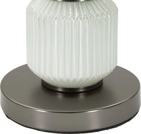 Stolná lampa Jasná Trojka 57 cm šedo-biela